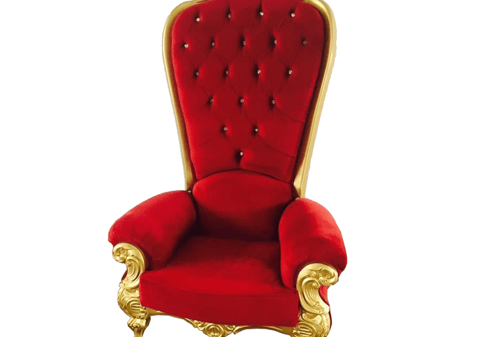 Trône du Père Noel / Fauteuil Royal – luxe