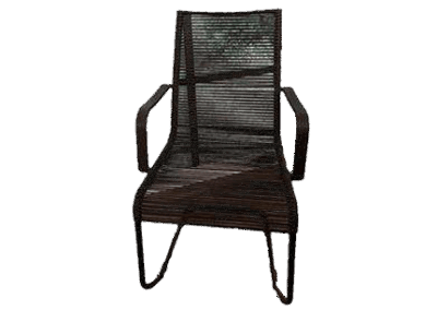 Chaise noire lounge